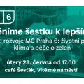 Setkání ke Strategii rozvoje Prahy 6 - se zaměřením na životní prostředí, klima a péči o zeleň