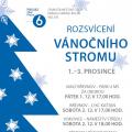 Rozsvícení vánočního stromu ve Vokovicích