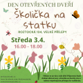 Den otevřených dveří – Školička na statku